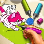 Игра Мои Раскраски Искусство | My Coloring Book Arts